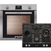 Kaiser EG 6372+KCG 6394 Turbo Romb, Forno a gas da incasso, 79L+piano cottura da incasso, 60 cm