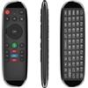 ailill M6 Smart Flying Air Mouse Tastiera Wireless Mouse Mini Vocale con Retroilluminazione per TV Box Portatile Android