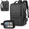 SACKTORLEX Zaino Ryanair 40x20x25 Zaino da Viaggio Aereo Bagaglio a Mano Borsa da Cabina Zaino per Uomo e Donna da Lavoro Viaggio Scuole Impermeabile Valigia Bagaglio con USB Charging (NERO, 30L-EXP 40L)