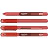 Newell Brands Paper Mate InkJoy - Set di 4 penne a inchiostro gel con cappuccio, colori assortiti, 0,7 mm, punta media, per adulti, colore: Rosso