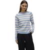 VERO MODA Vmdoffy LS O-Neck Blouse Ga Noos, Blu di Cachemire, XL Donna