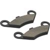 GOOFIT Pastelle Freno Anteriori e Posteriori 2 Pezzi Sostituzione per CFMoto CF500 500cc CF600 600cc X5 X6 X8 ATV ATV UTV Bike Scooter Moped Motocross Black