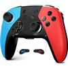 AceGamer Controller per Switch per Switch/Switch 2/OLED/Lite/PC, Wireless Pro Controller per Joystick con funzione sveglia con un solo tasto/doppia vibrazione/Pulsante Programmabile/Joystick di Hall
