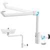Vmxlso G 1 1/4 Inch Sifone Lavabo Bagno, Sifone Salvaspazio Lavabo Bagno, Universale Sifone Lavandino Cucina, Regolabile Sifone da Cucina Lavello, Sifone Lavandino Bagno, Scarico Lavandino Bagno