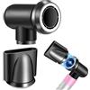 Moupaa Ugello lisciante anti-luce e adattatore per Dyson per styler Airwrap, per la conversione in asciugacapelli