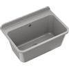 GRANITAN Lavandino da Esterno Moderno per Garage e Lavanderia - Lavatoio per Installazione Interna ed Esterna - Pilozzo da Esterno Giardino - 61x41x30 cm - Grigio LUX