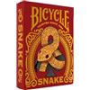 Bicycle - Set di 54 carte Snake - Edizione Zodiaca Cinese - Anno del Serpente - Carte da gioco - Formato Poker, Giallo