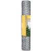 Bosmere Tildenet 30120 0,6 x 10 m, 50 mm, zincato, con Rete