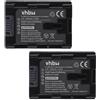 vhbw 2x batteria compatibile con JVC GZ-MG980, GZ-MG750U, GZ-MG760, GZ-MG750RU, GZ-MG750RUC videocamera camcorder (1200mAh, 3,6V, Li-Ion)