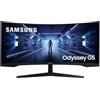 Samsung Monitor Gaming Odyssey G5 (C34G55), Curvo (1000R), 34, 3440x1440 (Ultra WQHD), 21:9, HDR10, VA, 165 Hz, 1 ms, FreeSync Premium, HDMI, Display Port, PBP, Flicker Free