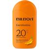 Bilboa Carotissima, Latte Solare SPF 20, Abbronzante Corpo, Formula con Betacarotene , Mette l'Abbronzatura Nero su Bianco, Resistente all'Acqua, Dermatologicamente Testato, 200 ml