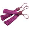 VAPKER 20 Nappe per Segnalibri da 15 cm, con Testa di Pigna e Filo Setoso, per Portachiavi e Artigianato