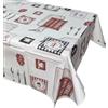GX GARGIX GARGIX Tovaglia Plastificata Antimacchia Pvc Rettangolare Rotonda 6 12 Posti stampata (PVC-118, 120X220)