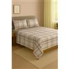 Corredocasa Completo Letto Lenzuola in Pile Coral Soffice Caldo Top QUALITA' Made in Italy- Set Sotto Sopra e Federe Fantasia Super Extra Morbido per un Caldo Inverno - Matrimoniale, Rosa Geometrico