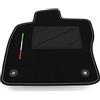 Somer Car Tappetino Auto SOLO LATO GUIDA 1pz compatibile con Volkswagen Passat B8 2014-2024 | 1 tappeto su misura in moquette, bandiera Italia
