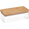 5 five simply smart 5five - Contenitore rettangolare coperchio bambù eske 1l