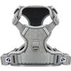 COMSLE Pettorina Cane Taglia Grande Media Piccola, Pettorina Cane ad h Riflettente, Pettorina Anti Tiro per Cani Regolabile con Doppio Anello, Imbracatura Cani Traspirante, Grigio, XL
