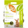 2G Pet Food Wafer Hay Snack per Conigli e roditori Fieno Croccante Naturale Salutare, Leggero e Digeribile Made in Italy Senza Conservanti Formato 2kg