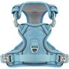 COMSLE Pettorina Cane Taglia Grande Media Piccola, Pettorina Cane ad h Riflettente, Pettorina Anti Tiro per Cani Regolabile con Doppio Anello, Imbracatura Cani Traspirante, Blu Chiaro, M