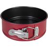 wenco Mini stampo per saltare, diametro 18 cm, ideale per torte piccole, rivestimento antiaderente di alta qualità, realizzato in acciaio resistente, resistente al calore, rosso elegante, facile da