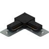 BRILONER - Sistema di binari Connettore angolare per binari, accessorio, prolunga, 86 mm, nero