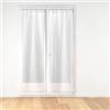 douceur d'intérieur, Coppia di pedane dritte (2 x 70 x 240 cm) Polpetta bianca, vela sabbiata con Top Pompon