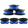 Heqishun 6 Pezzi Bobina del Filo di Ricambio Bobina Del Tagliabordi Del Tagliabordi Bobina 1.65 mm di Diametro del Filo Bobina del Tagliaerba Per Ryobi One + AC14RL3A, Ryobi 18V, 24V e 40V