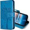 KANVOOS Cover per Samsung Galaxy S20 Fe 5G/4G, Cover a Libro Custodia in Pelle PU con Silicone TPU, Antiurto Flip Caso Portafoglio Cover per Samsung S20 Fe 5G/4G (Blu)