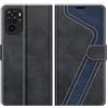 MOBESV Custodia per Xiaomi Redmi Note 10, Cover a Libro Magnetica Custodia in Pelle per Xiaomi Redmi Note 10 / Note 10S, Elegante Nero