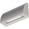 ledscom.de Lampada da parete LED/luce per scale SEGIN per esterni, IP54, piatta, downlight, grigio opaco, angolare, 3,8 W, 265lm, bianco caldo