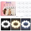 daphomeu USB Luci per Specchio da Trucco, 14 Lampadine Dimmerabili, Luci da Specchio Hollywood con 3 Modalità Colore, Make Up Luci a LED per Trucco Cosmetico Bagno
