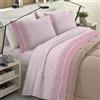 BANZAII TEXTILE INNOVATOR ONLINE Banzaii Completo Lenzuola Matrimoniale Invernale in Flanella Felpate 100% Cotone Anti-Pilling 2 Piazze Astrid Rosa