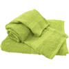 GX GARGIX GARGIX SET TRIS 3 PEZZI ASCIUGAMANI SPUGNA BAGNO TELO DOCCIA VISO OSPITE PER HOTEL (Lory-3/Lime)