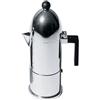 Alessi A9095/1 La Cupola Caffettiera Espresso in Fusione di Alluminio, Manico e Pomolo in PA, 1 Tazza, Azzurro