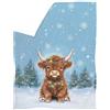 Biyejit Graziosa coperta a forma di mucca, morbida coperta per tutte le stagioni, per divano, taglia XS-3XL