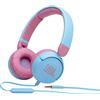 Jbl Cuffie Jbl JR 310 ad archetto con microfono per bambini Blu/Rosa [JR 310 BLU]