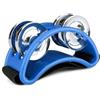 Flexzion Tamburello del piedi percussion, Strumento musicale gadget cajon accessori foot shaker, Tamburo per bambini KTV festa regalo per cantanti e chitarristi, Musica sonagli percussioni (Blu)