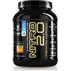 Net Integratori NITRO 2.0-600g Arancia - Pre-Intra Workout con Proteine Idrolizzate, EAA Aminoacidi Essenziali Aminoacidi Ramificati BCAA - Contrasta Fatica, Aumenta la Massa Muscolare