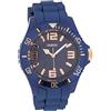 Oozoo C5048 - Orologio da donna, cinturino in silicone, colore: blu scuro, Bracciale