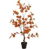 Zstar Albero di eucalipto artificiale grande, pianta artificiale per soggiorno, camera da letto, ufficio, stanza, 90 cm