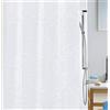 Spirella Tenda da Doccia in Poliestere Porto 180X200 cm Bianca