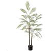 Zstar Palma artificiale, 150 cm, doppia asta per piante artificiali, grande palma artificiale in vaso, decorazione angolare per soggiorno, ufficio, terrazza, verde