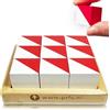 Prfc.NL PrfcNL Blocchi di Prova IQ - 9 Cubi in Legno Bianco e Rosso con 60 Modelli e App Mobile, Ideali per WISC, WAIS, Prep WPPSI, Giocattolo Regalo Montessori Educativo STEM per Tutte le Età