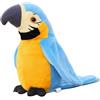 Sunshine smile Pappagallo Parlante Giocattolo che Ripete,Simulazione di Peluche Pappagallo Elettrico,Pappagallo Parlante Canterino Giocattolo,Parlando Giocattolo Pappagallo Bambini,Peluche Parlante Giocattolo