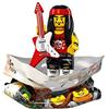 Lego® The Movie di Ninjago 71019 Figura - Diverse Minifigure (Gong & Guitar Rocker)