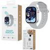 UNICO SMARTWATCH SPORT WS2175 FUNZIONE CHIAMATE HD BT SILVER 2 LED CARDIO