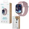 UNICO SMARTWATCH SPORT WS2175 FUNZIONE CHIAMATE HD BT ROSA 2 LED CARDIO