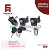 MIRAGLIO Kit Serrature e Chiavi Porte Portellone Blocco Accensione Fiat Panda 141 4x4