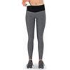 Formbelt® Pantaloni da Corsa e da Yoga da Donna, con Tasca Lungo i Leggings Elasticizzati e Aderenti Dove Mettere Lo Smartphone, l'iPhone, Il Cellulare e Le Chiavi (Grigio L)