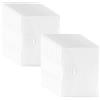 Fousenuk 24 Pezzi Cartellina Portadocumenti A4, Trasparente Impermeabile Cartelle Archivio con Bottone, Tasca per Etichette, 11 Buche Busta Espandibili, Cartelline Plastica per Scuola, Ufficio, Casa